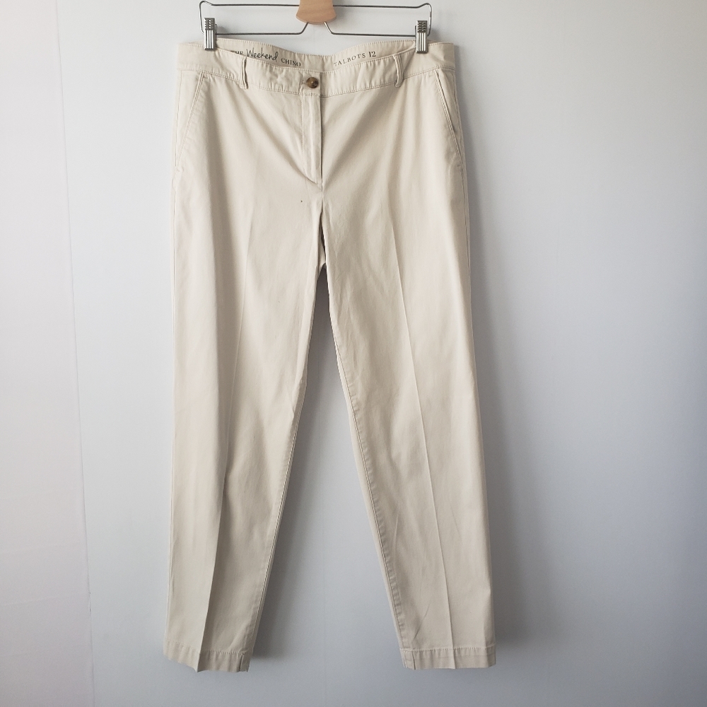 Talbots the weekend chino pants size 12